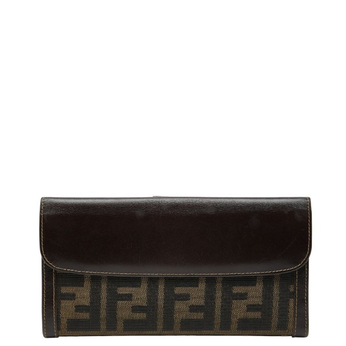Fendi Zucca Long Wallet 2804 01339 088 Brown Canvas and Leather Women's FENDI: --- Catalog ---Category: SizeSize (HxWxD): 9.5cm x 18.5cm x 1cm / 3.74'' x 7.28'' x 0.39''Category: DesignType: Long wallet (bi-fold)Color: BrownGender: WomenMaterial: Canvas , Leather Category: Gener