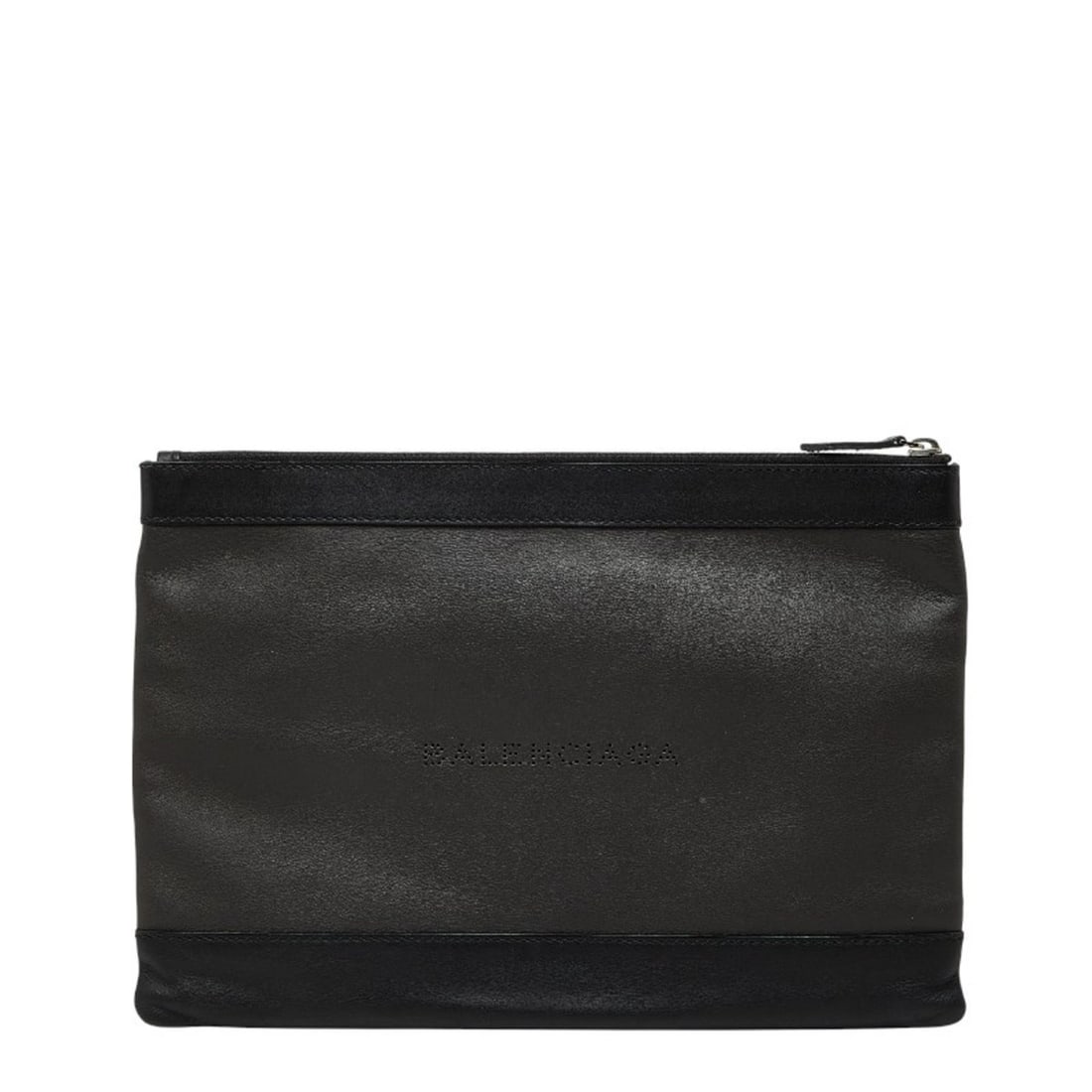 Balenciaga Navy Clip M Clutch Bag/Second Bag 373834 Black Leather Men's BALENCIAGA (1 of 17)