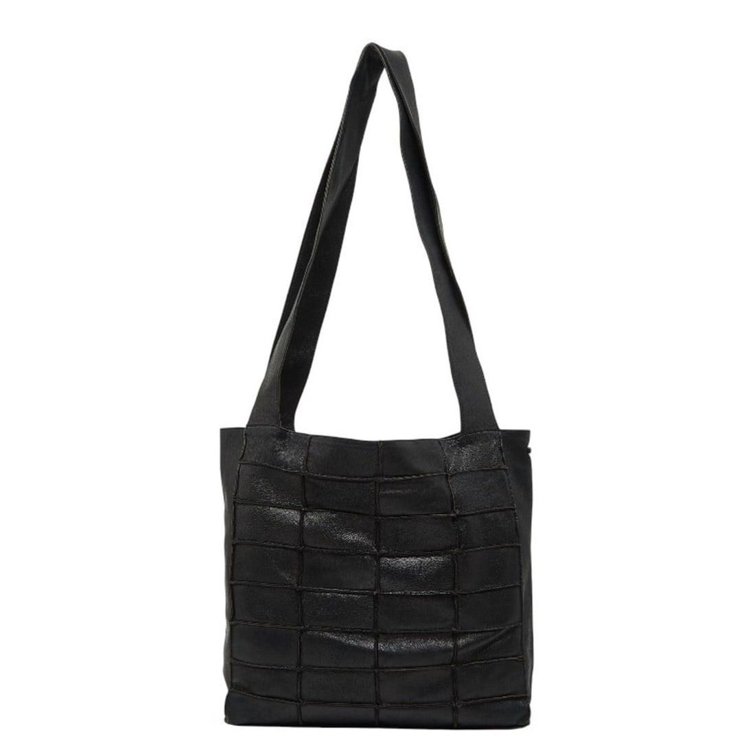 CHANEL Chocobar Tote Bag, Black Leather, Women's: --- Catalog ---Category: SizeHandle Drop: 35.00cm / 13.78''Size (HxWxD): 30cm x 29.5cm x 4cm / 11.81'' x 11.61'' x 1.57''Category: DesignType: Tote bagColor: BlackGender: WomenClosure: OpenMaterial: L