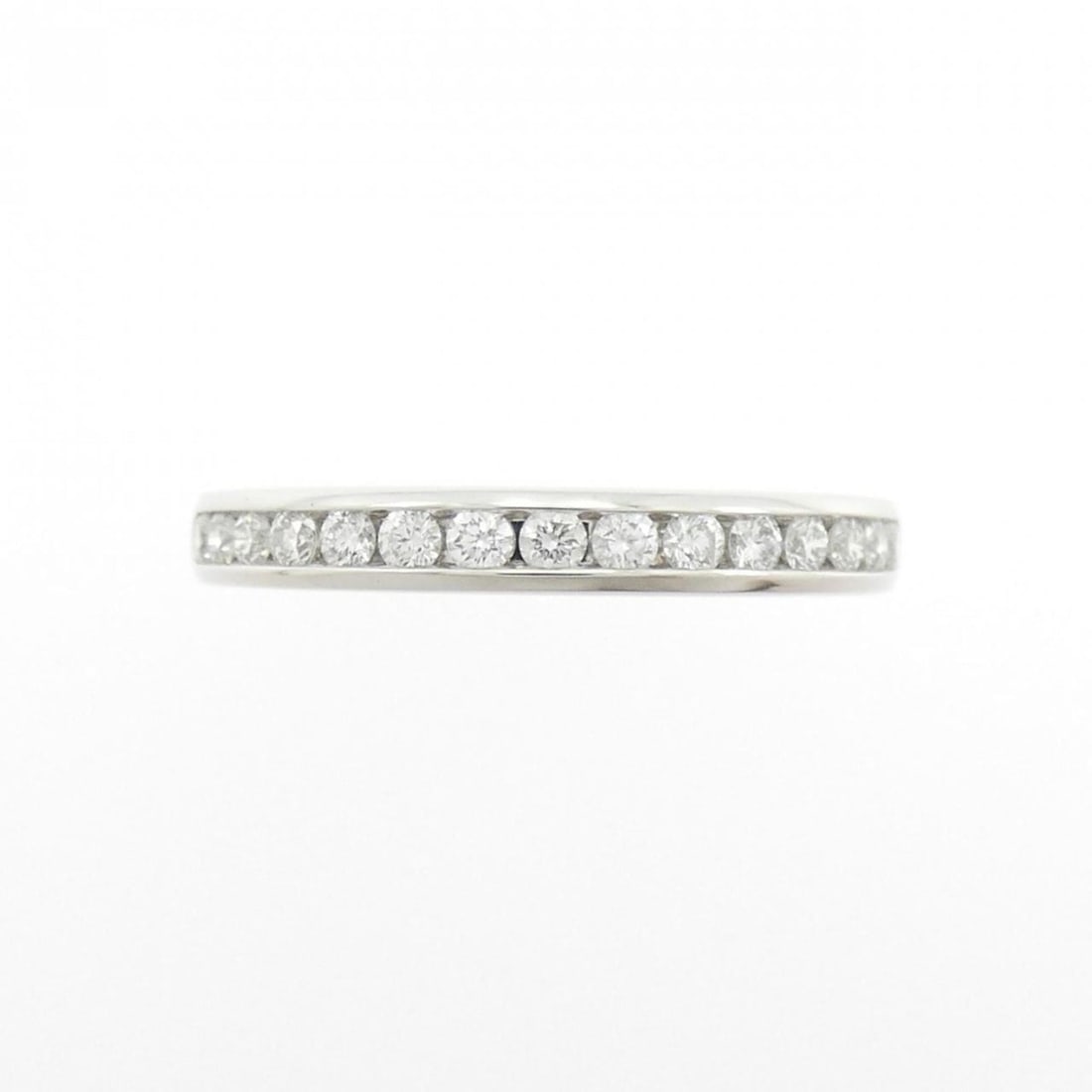 Tiffany Half Circle Channel Setting Ring - 2