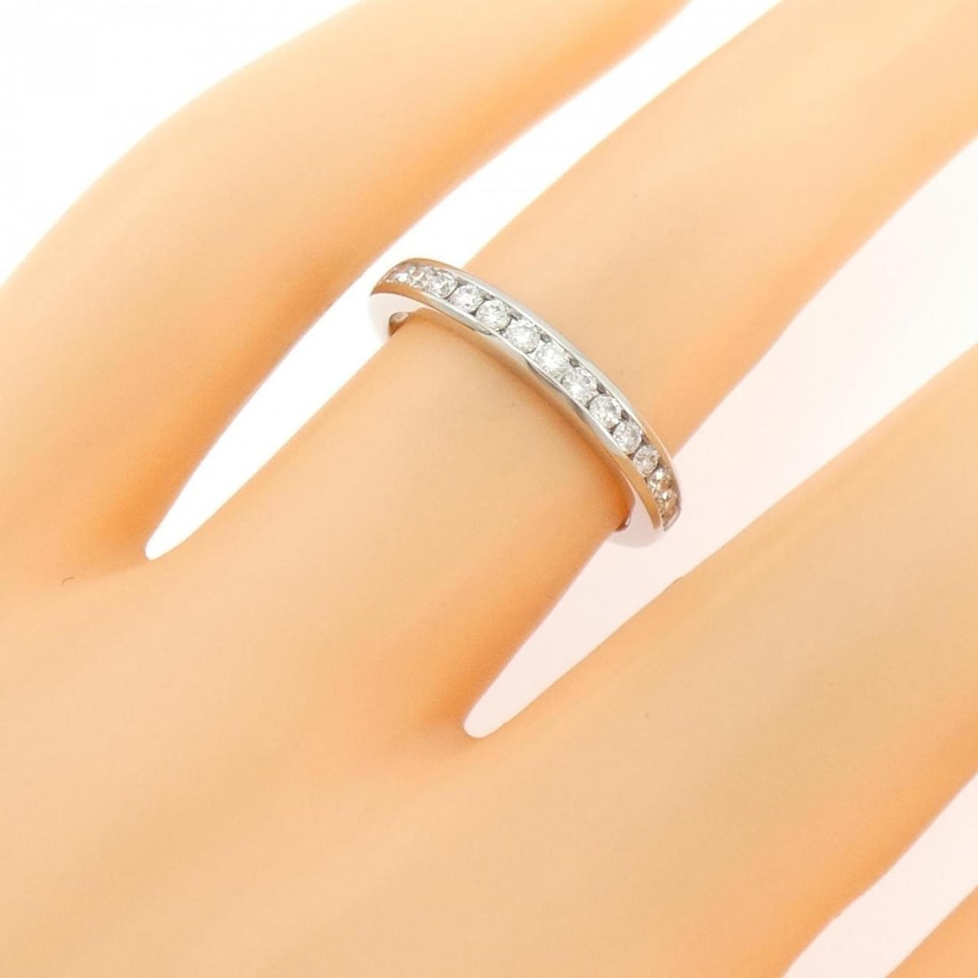 Tiffany Half Circle Channel Setting Ring - 5