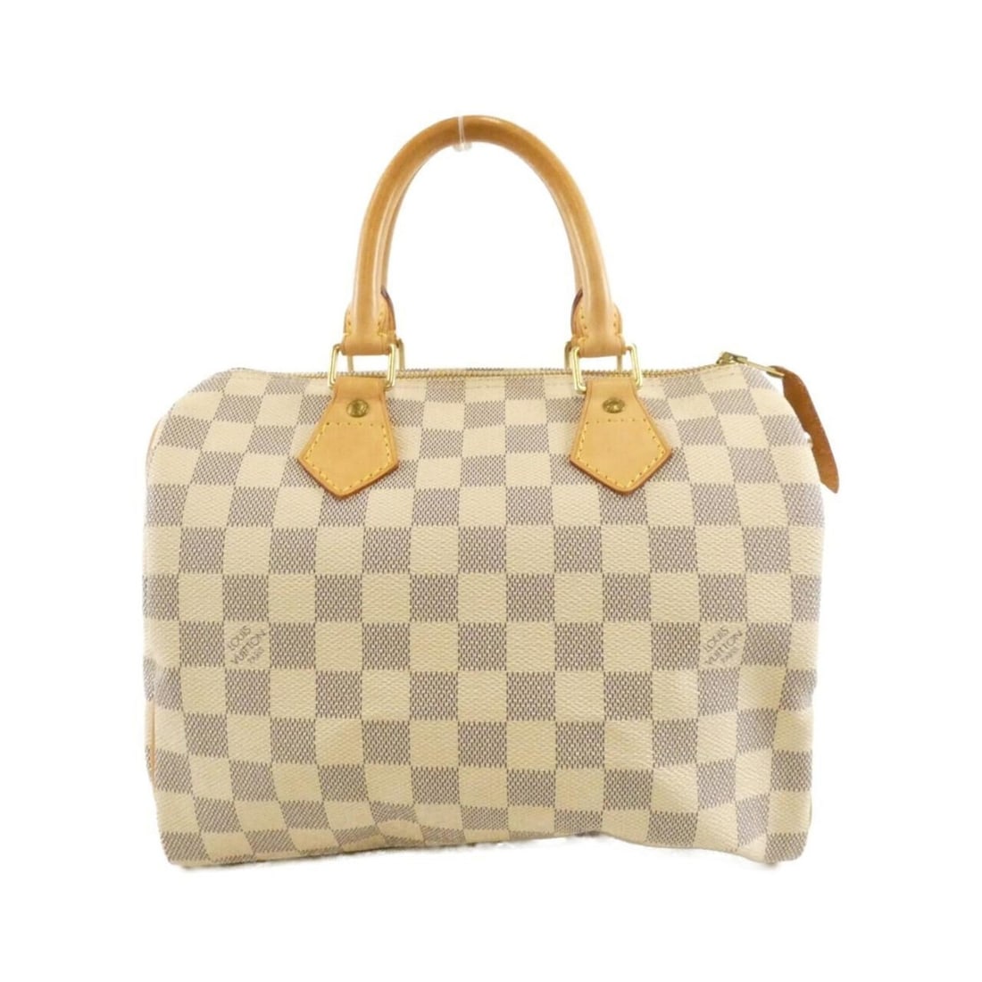 Louis Vuitton Damier Azur Speedy 25cm Boston Bag N41534: --- Catalog ---Category: SizeSize (HxWxD): 19cm x 25cm x 15cm / 7.48'' x 9.84'' x 5.9''Category: DesignType: Boston bagColor: Azur, WhiteGender: WomenMaterial: Coated canvas Category: GeneralMPN: