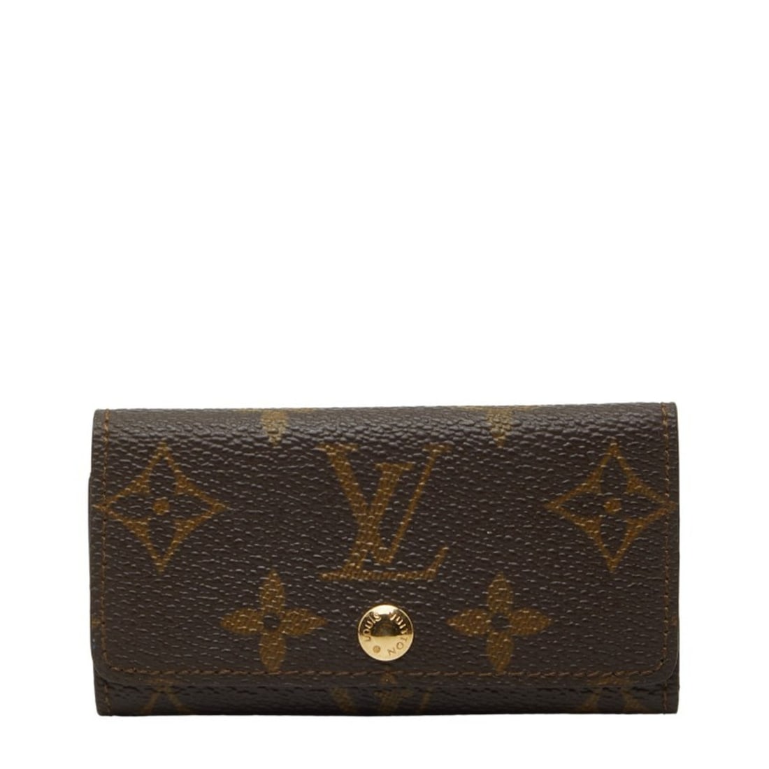 Louis Vuitton Monogram Multicle 4 Key Case M69517 Brown Leather Women's LOUIS VUITTON (1 of 11)