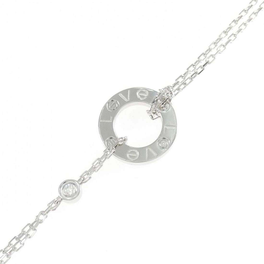 Cartier Love Bracelet 2P: --- Catalog ---Category: SizeLength: 16cm - 18cm / 6.29'' - 7.08''Category: DesignType: Charm braceletColor: White goldStone: DiamondGender: WomenMaterial: White gold (18K)Category: GeneralMPN: