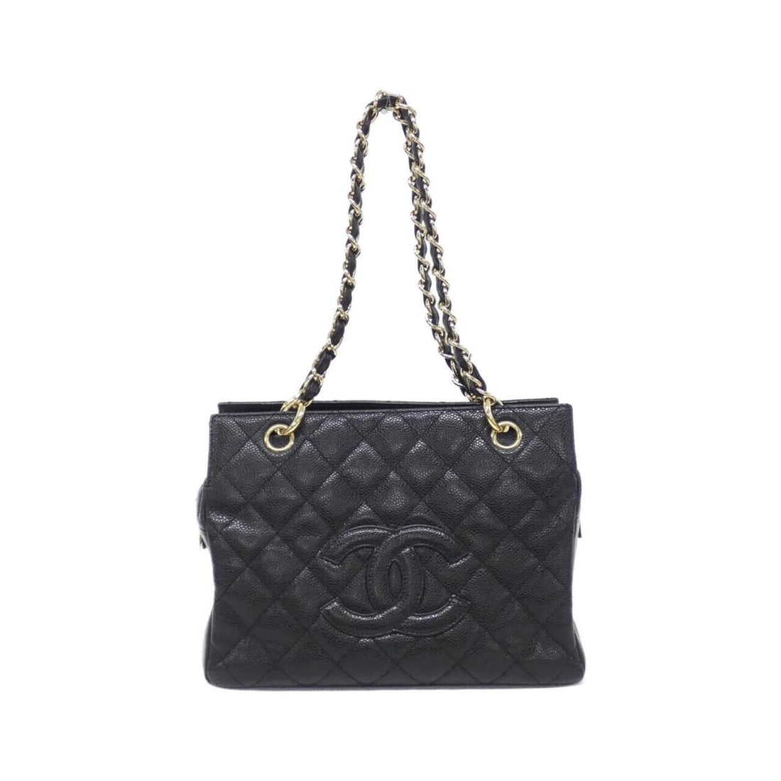 Chanel 18004 Shoulder Bag: --- Catalog ---Category: SizeSize (HxWxD): 18cm x 25cm x 13.5cm / 7.08'' x 9.84'' x 5.31''Category: DesignType: Shoulder bagColor: BlackGender: Women,MenMaterial: Grained Calfskin Category: