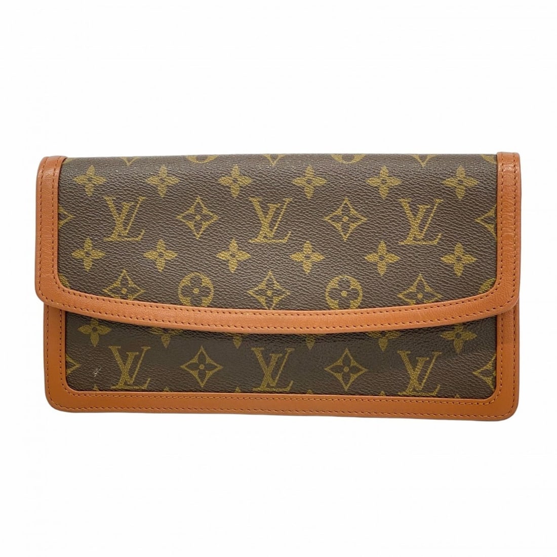 Louis Vuitton Monogram Pochette Dame PM Clutch Bag M51812 Brown Men's (1 of 12)