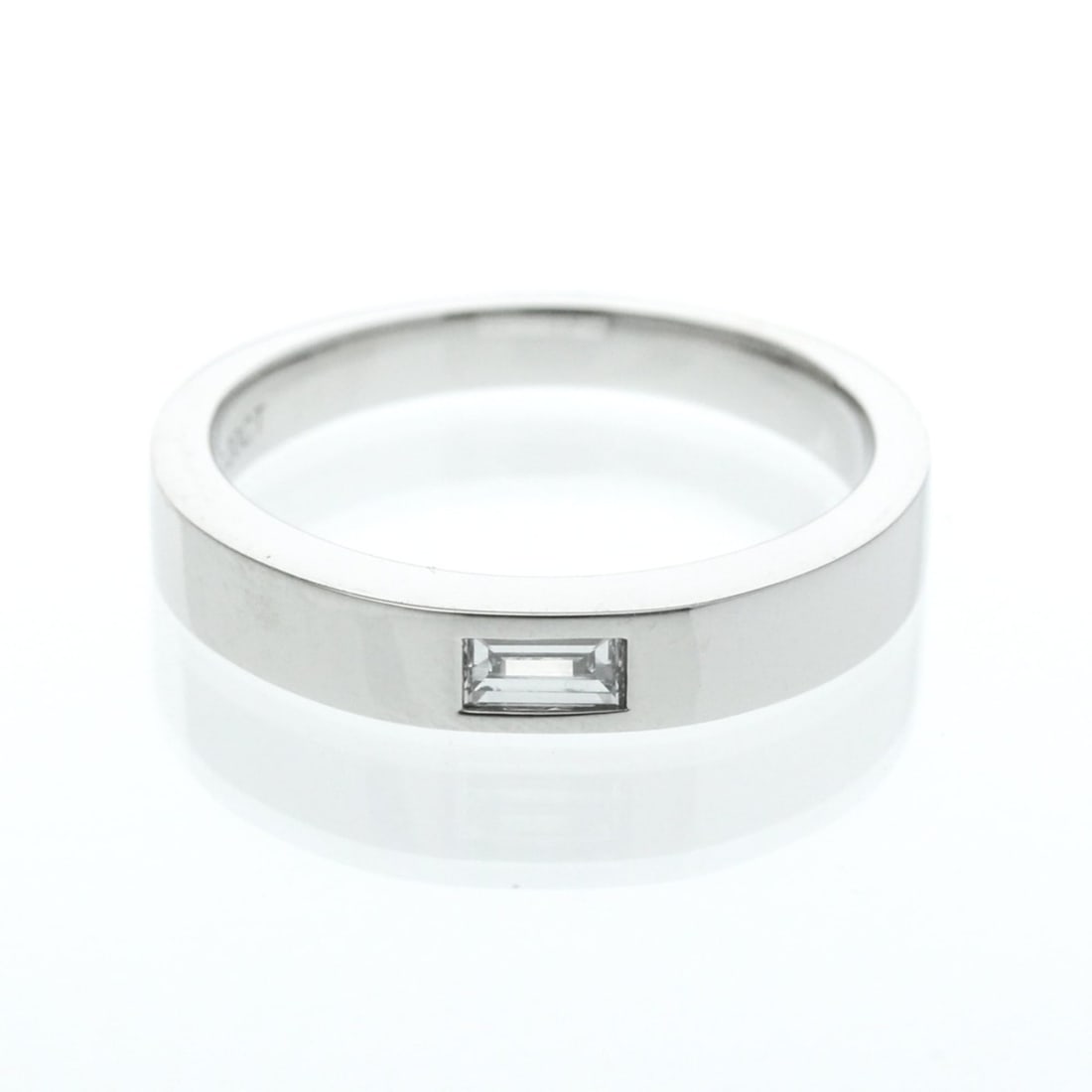 Harry Winston One Bucket Ring Platinum Fashion Diamond Band Ring Silver (1 of 11)