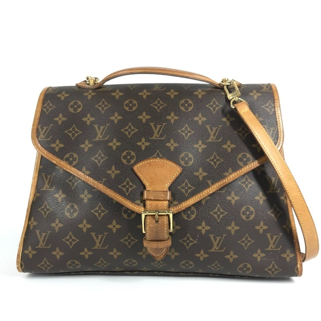 LOUIS VUITTON M51121 Monogram Beverly Bag, 2-Way Business Shoulder Handbag, Canvas, Men's and (1 of 18)
