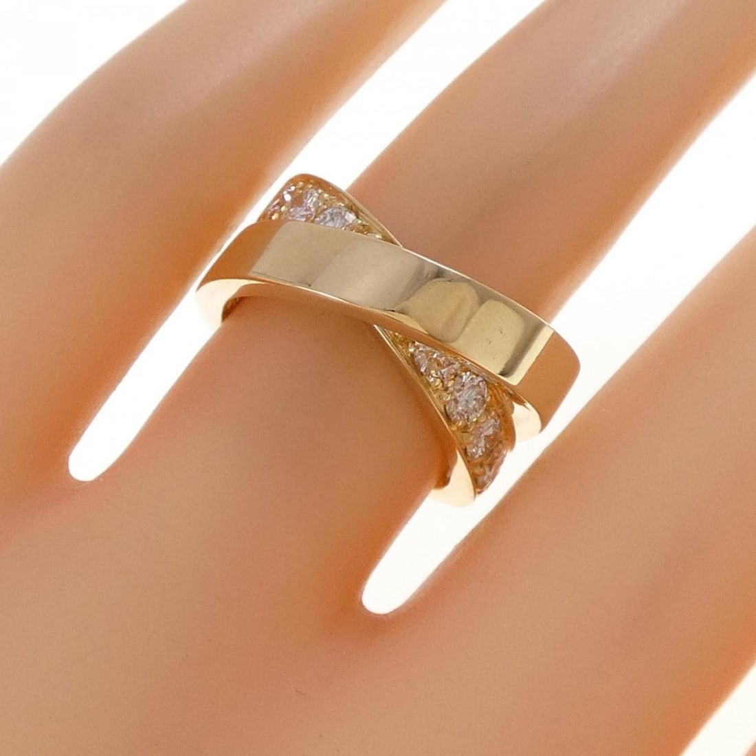 Cartier Paris Half Diamond Ring - 5