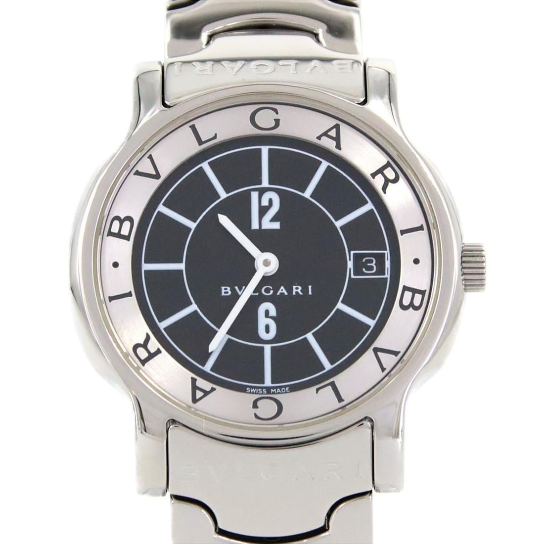 Bvlgari Solotempo ST35S Stainless Steel Quartz Watch (1 of 10)