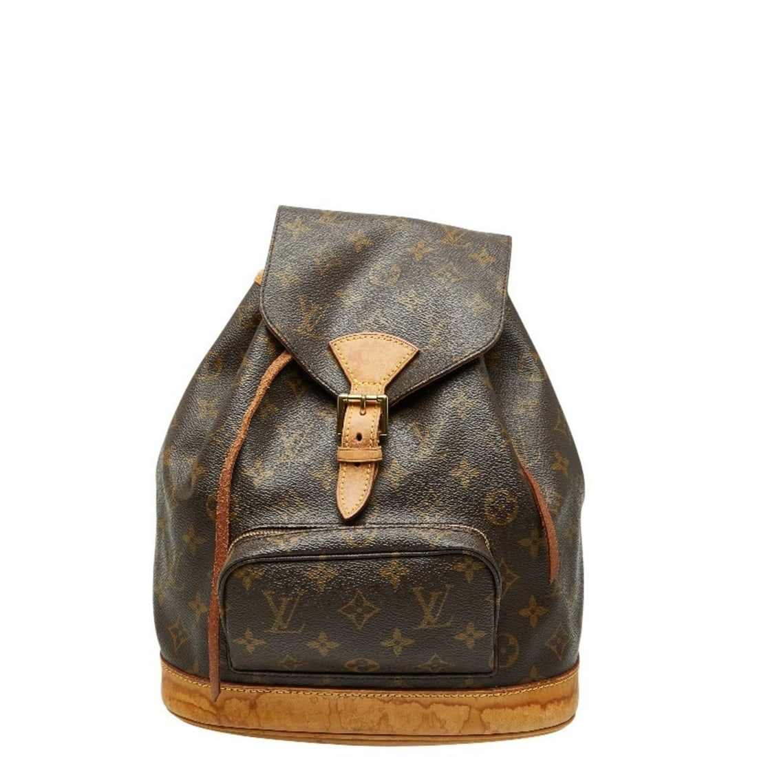 Louis Vuitton Monogram Montsouris MM Backpack M51136 Brown Leather Women's LOUIS VUITTON (1 of 14)