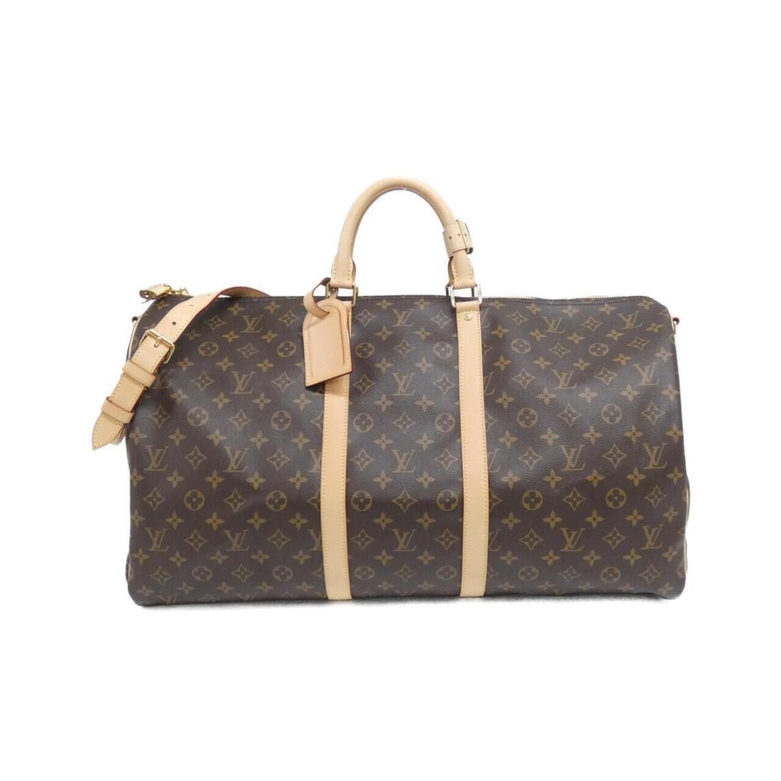 Louis Vuitton Monogram Keepall Bandouliere 55cm M41414 Boston Bag: --- Catalog ---Category: SizeSize (HxWxD): 31cm x 55cm x 24cm / 12.2'' x 21.65'' x 9.44''Category: DesignType: Boston bagColor: BrownGender: WomenMaterial: Coated canvas Category: GeneralMPN: