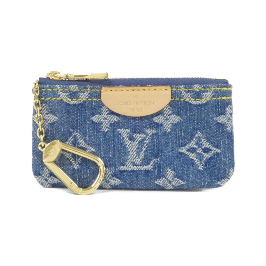 Louis Vuitton LV Remix (Monogram Denim) Card & Key Case Pochette Clé M82961 Coin: --- Catalog ---Category: SizeSize (HxWxD): 7cm x 12cm x 1cm / 2.75'' x 4.72'' x 0.39''Category: DesignType: Long wallet (bi-fold)Color: BlueGender: Women,MenMaterial: Denim , Canvas Category: