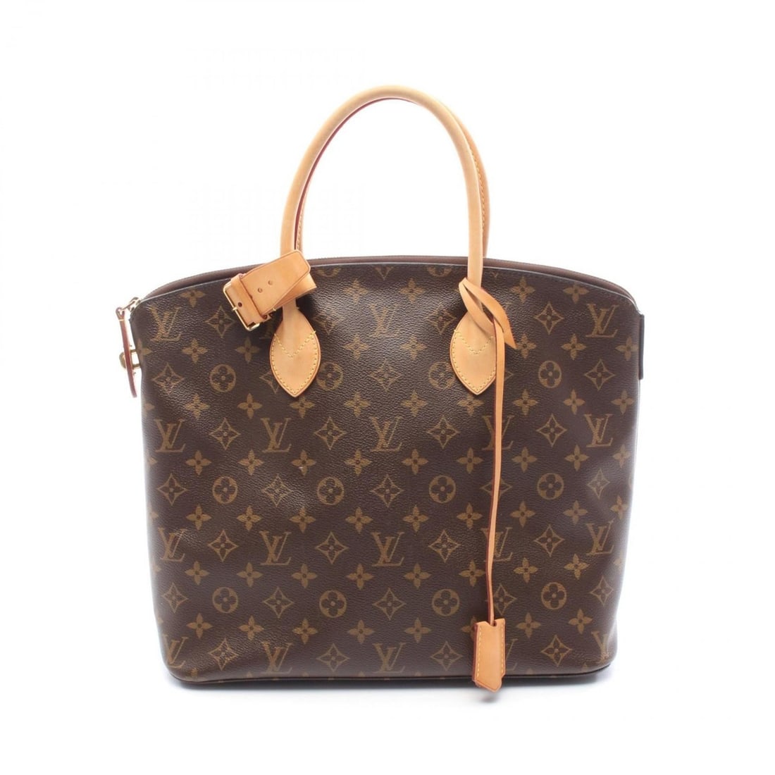 Louis Vuitton Lockit MM Handbag, Coated Canvas and Leather, Monogram, Women's, Brown, M40606 (1 of 14)