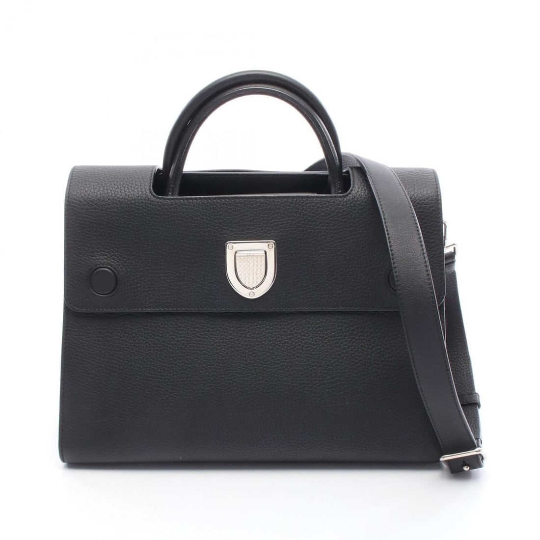 Christian Dior Dior DIOREVER Diorever Handbag Leather Women's Black (1 of 14)