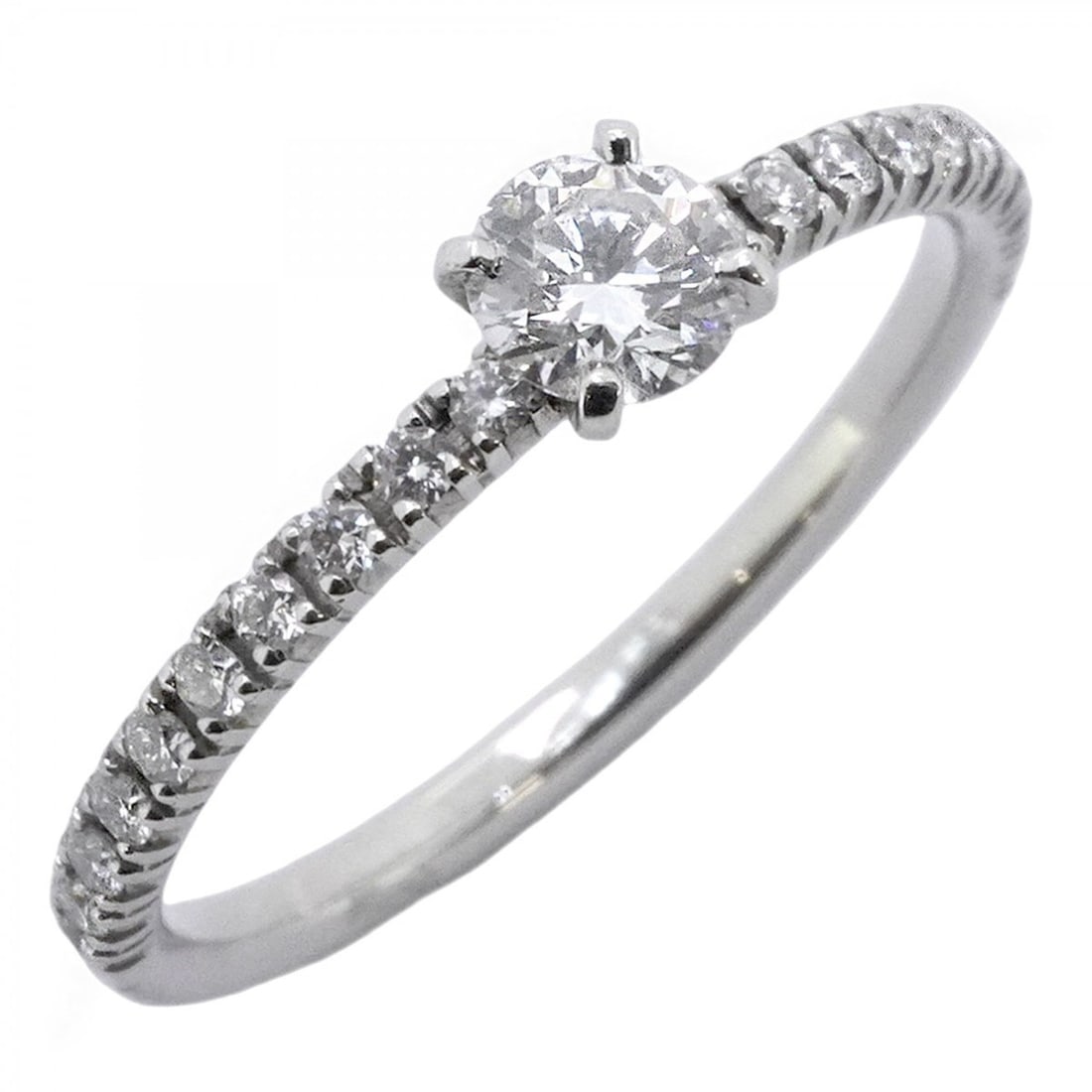 Cartier Etincel Solitaire Half Eternity Ring in Platinum with 0.18ct Diamonds, #48, Women's (1 of 18)