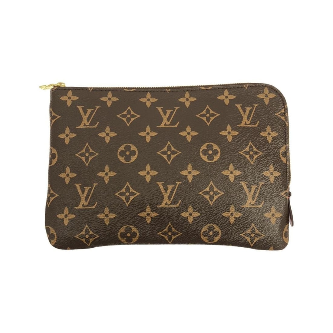 Louis Vuitton Monogram Etui Voyage PM M44148 Handbag: --- Catalog ---Category: SizeSize (HxWxD): 17cm x 24cm x 1.5cm / 6.69'' x 9.44'' x 0.59''Category: DesignType: HandbagColor: Fuchsia, MarronGender: Men,WomenMaterial: Coated canvas Hardware Color: