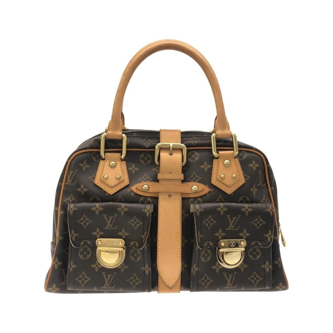 Louis Vuitton Monogram Manhattan GM M40025 Handbag: --- Catalog ---Category: SizeSize (HxWxD): 24cm x 38.5cm x 11cm / 9.44'' x 15.15'' x 4.33''Category: DesignType: HandbagColor: MarronGender: Men,WomenMaterial: Coated canvas Hardware Color: