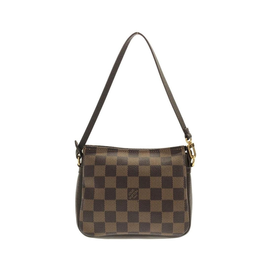 Louis Vuitton Damier Truth Makeup Accessory Pouch N51982: --- Catalog ---Category: SizeSize (HxWxD): 13.5cm x 16cm x 5.5cm / 5.31'' x 6.29'' x 2.16''Category: DesignType: PouchColor: EbeneGender: WomenMaterial: Coated canvas Hardware Color: GoldCategory: