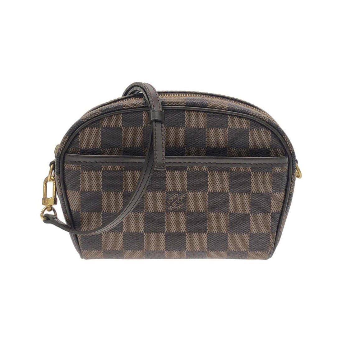 Louis Vuitton Damier Pochette Ipanema N51296 Shoulder Bag: --- Catalog ---Category: SizeSize (HxWxD): 13cm x 17cm x 4cm / 5.11'' x 6.69'' x 1.57''Category: DesignType: Pochette, Shoulder bagColor: EbeneGender: WomenMaterial: Coated canvas Hardware Color: