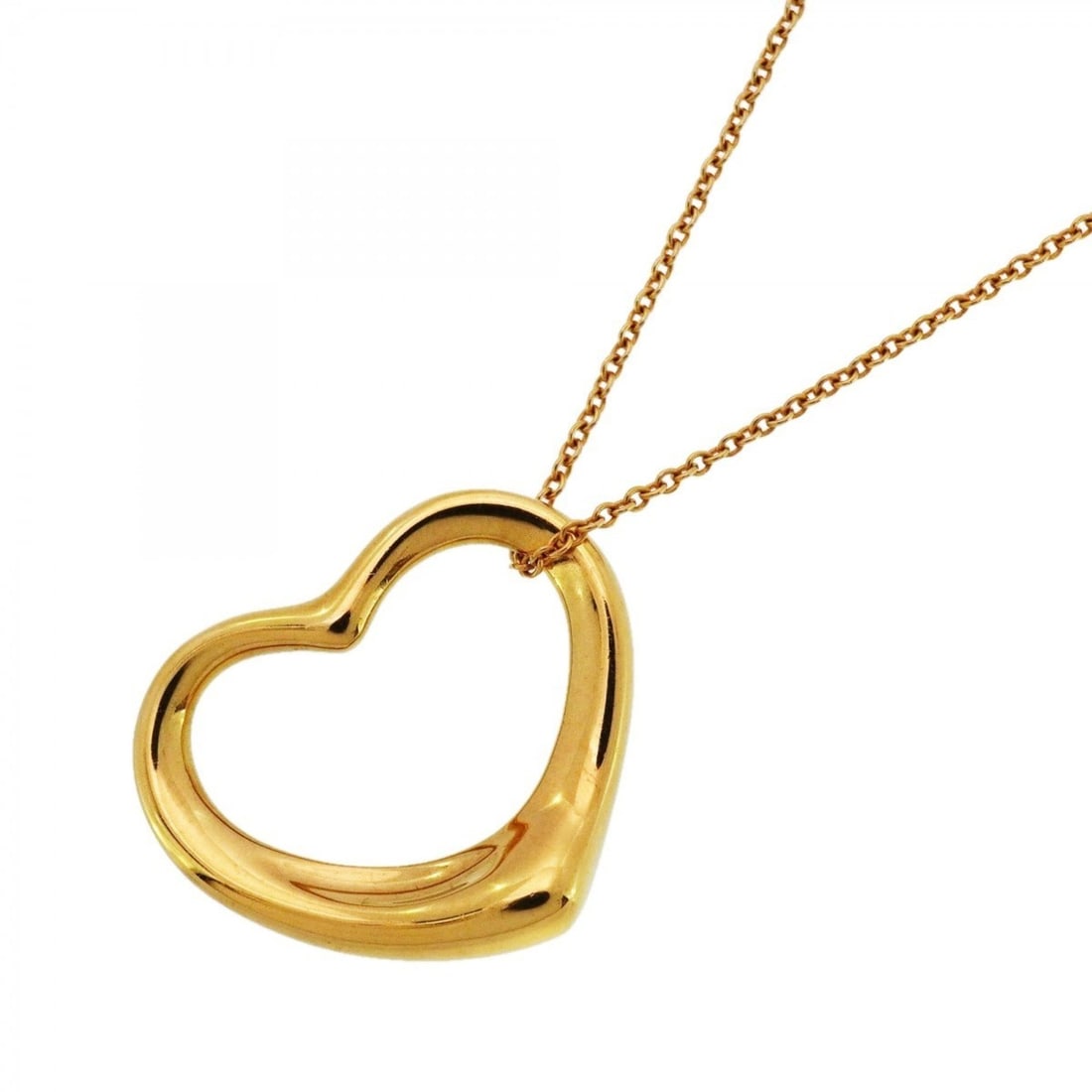 Tiffany Heart Necklace in 18KYG Yellow Gold for Women: --- Catalog ---Category: SizePendant Size: 18.5mm x 22mm / 0.72'' x 0.86''Neck Circumference: 41 cm / 16.14''Category: DesignGender: WomenMaterial: Yellow gold (18K)Necklace Type: NecklaceCategory: