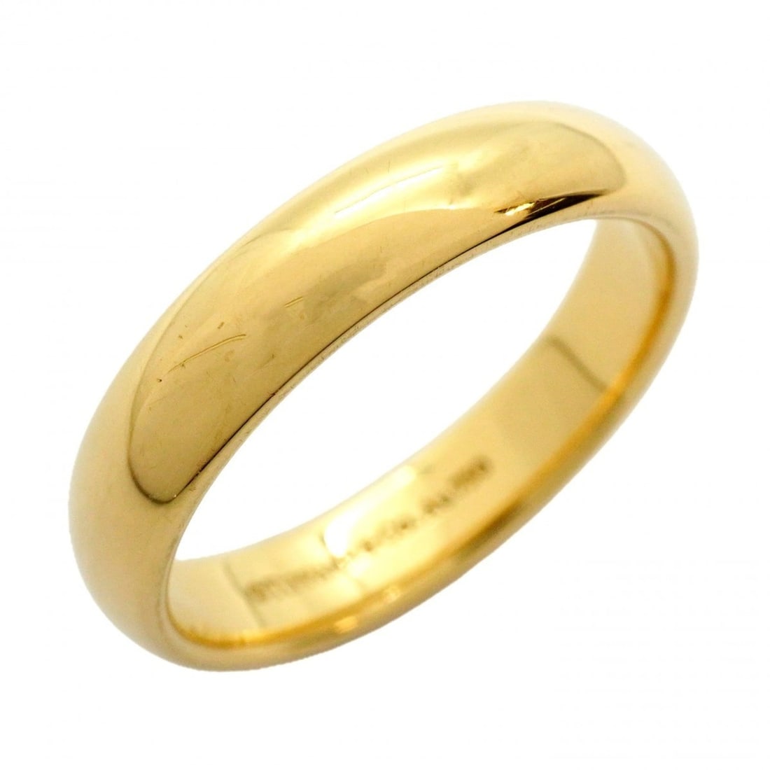 Tiffany Forever Ring, 18KYG Yellow Gold, Size 19.5, Men's: --- Catalog ---Category: SizeJP Size: 19.5US Size: 9.5Category: DesignType: Band ringGender: MenMaterial: Yellow gold (18K)Category: GeneralBrand: Tiffany--- Item List ---Section: ConditionRanking: Ra