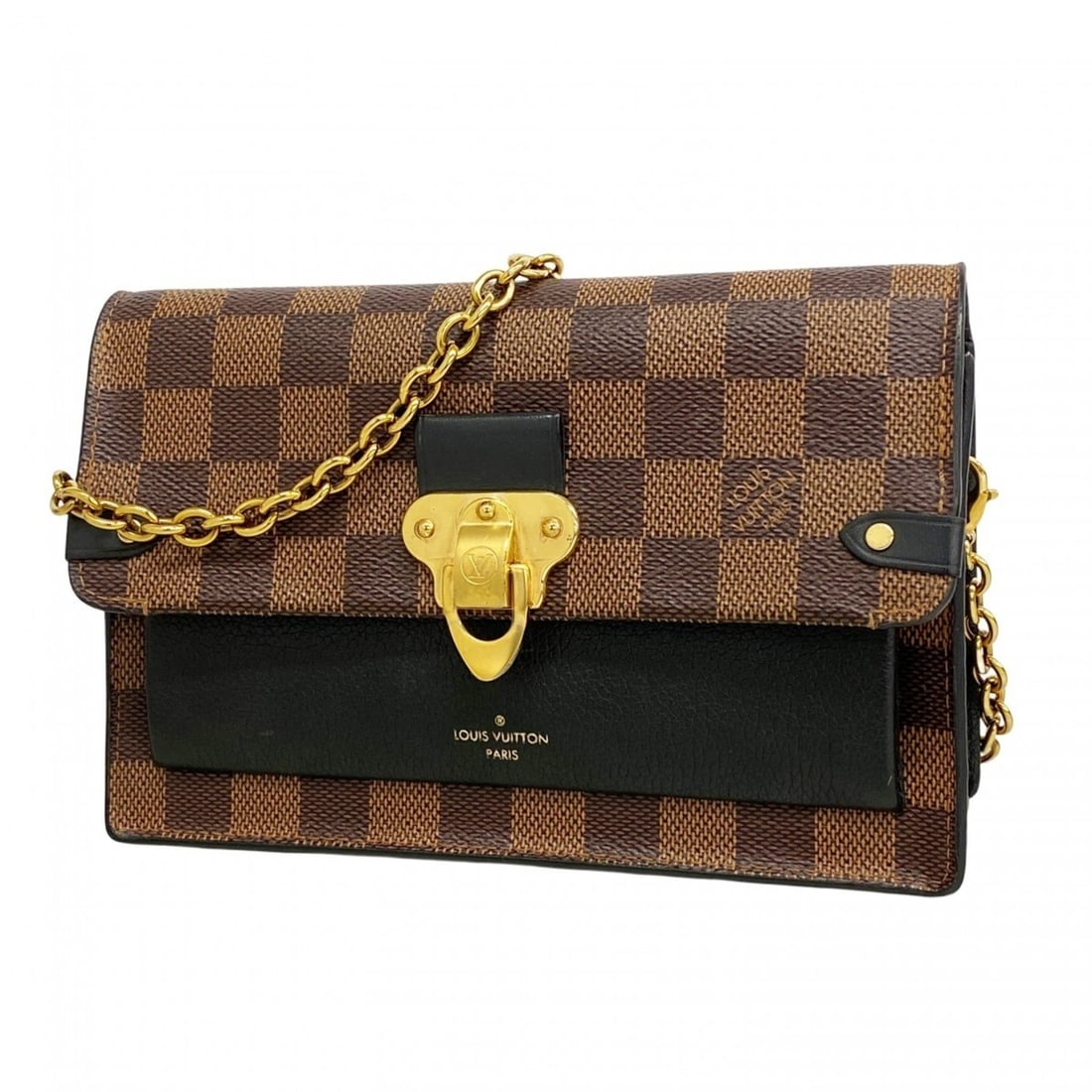 Louis Vuitton Damier Portefeuille Vavant N60221 Ebene Noir Shoulder Wallet for Women: --- Catalog ---Category: SizeSize (HxWxD): 13cm x 19cm x 5.5cm / 5.11'' x 7.48'' x 2.16''Category: DesignType: Chain/Shoulder walletColor: Ebene, NoirGender: WomenCategory: GeneralMPN: N60221Brand: Lo
