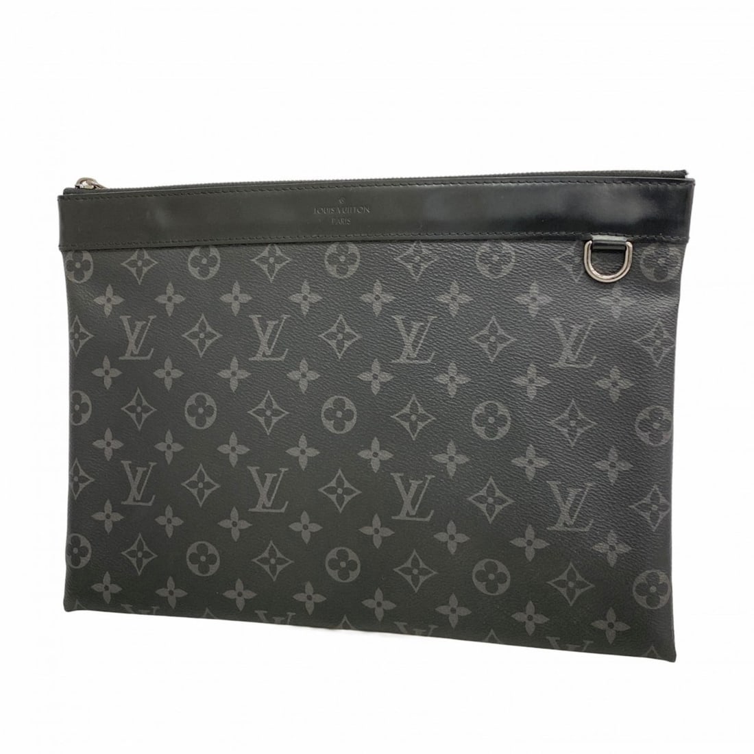 Louis Vuitton Monogram Eclipse Pochette Discovery Clutch Bag M62291 Black Men's: --- Catalog ---Category: SizeSize (HxWxD): 23.5cm x 34cm x 1cm / 9.25'' x 13.38'' x 0.39''Category: DesignType: Clutch bagColor: BlackGender: MenCategory: GeneralMPN: M62291Brand: Louis Vuitton--- Ite