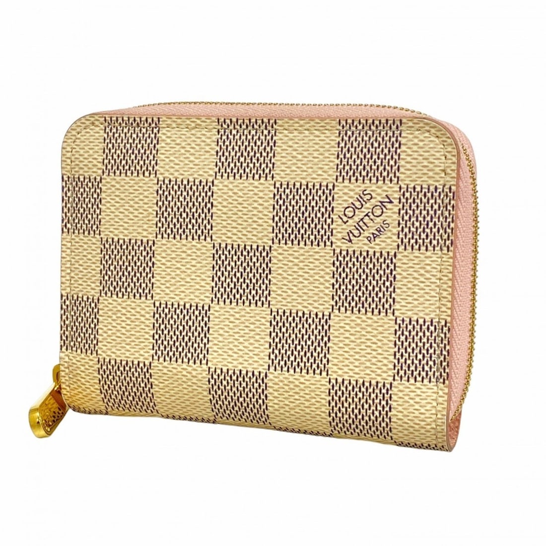 Louis Vuitton Damier Azur Zippy Coin Purse N60229 White Rose Ballerine for Women: --- Catalog ---Category: SizeSize (HxWxD): 8.5cm x 11cm x 2cm / 3.34'' x 4.33'' x 0.78''Category: DesignType: Coin purse/coin caseColor: Rose ballerine, WhiteGender: WomenCategory: GeneralMPN: