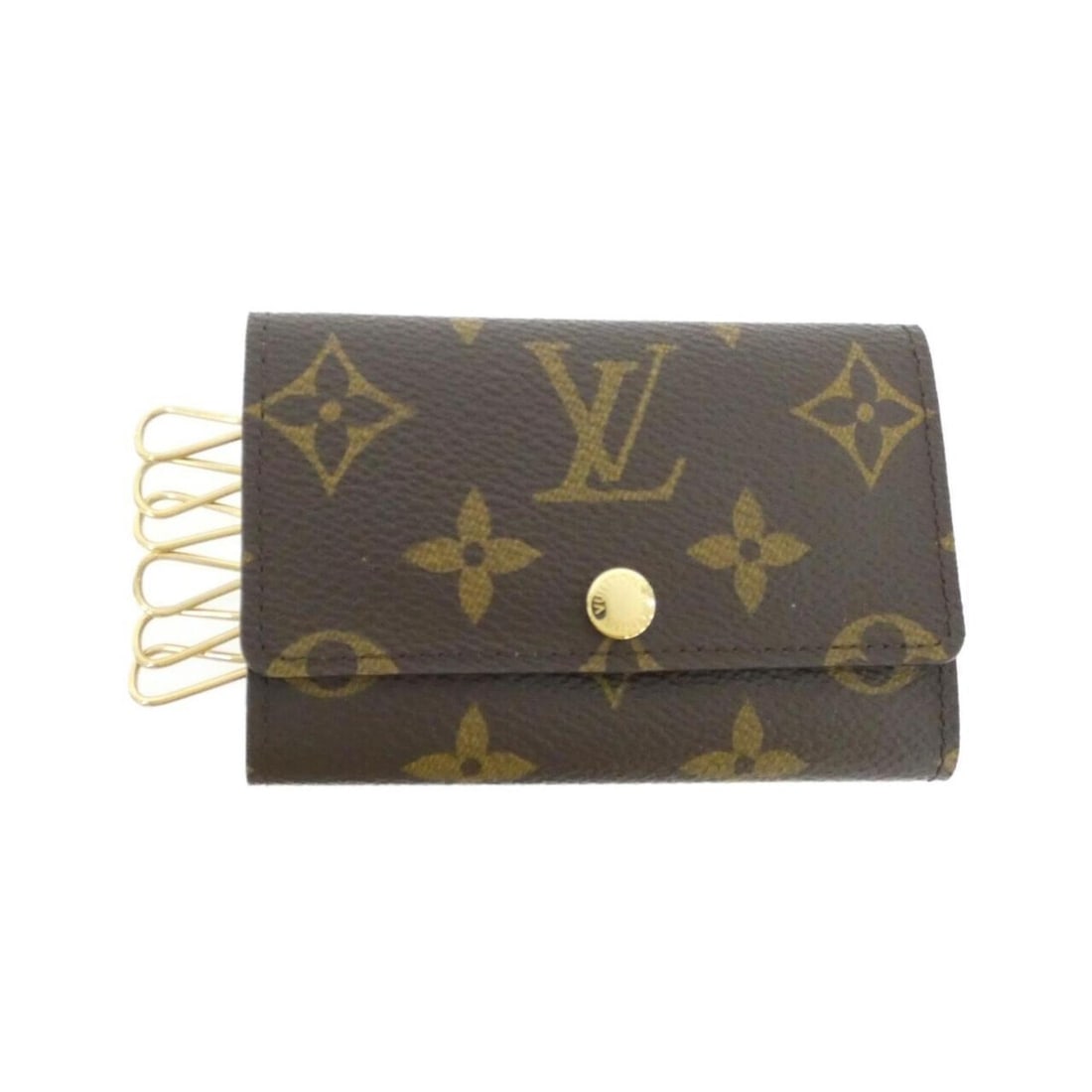 Louis Vuitton Monogram Multik M62630 Key Case: --- Catalog ---Category: DesignType: KeycaseColor: MarronGender: Women,MenMaterial: Coated canvas Number of Key Hooks: 6Category: GeneralLine: MonogramBrand: Louis VuittonCategory: Physical Properties