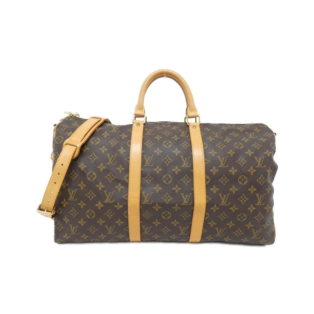Louis Vuitton Monogram Keepall Bandouliere 50cm Boston Bag M41416: --- Catalog ---Category: SizeSize (HxWxD): 29cm x 50cm x 22cm / 11.41'' x 19.68'' x 8.66''Category: DesignType: Boston bagColor: Marron, MonogramGender: Women,MenMaterial: Monogram Category: