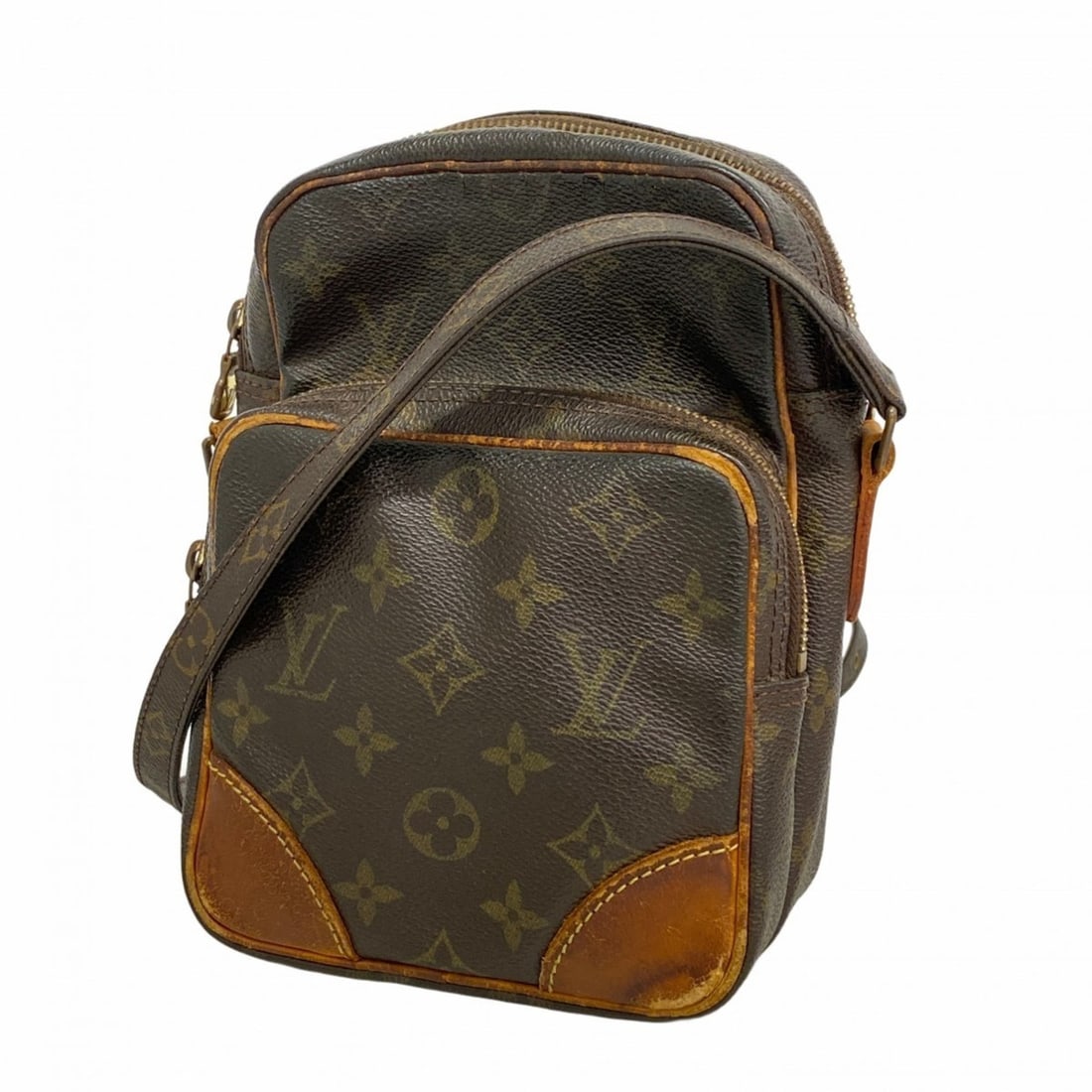 Louis Vuitton Monogram Amazon Shoulder Bag M45236 Brown Women's: --- Catalog ---Category: SizeSize (HxWxD): 21.5cm x 15cm x 9cm / 8.46'' x 5.9'' x 3.54''Category: DesignType: Shoulder bagColor: BrownGender: WomenCategory: GeneralMPN: M45236Brand: Louis Vuitton---