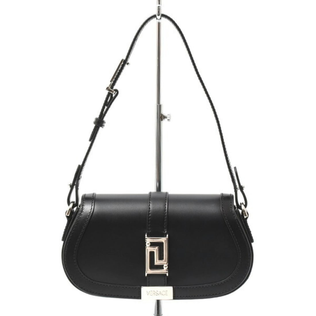 Versace Women's Greca Goddess Shoulder Bag in Black Leather (10109511A051341B00P) (1 of 17)