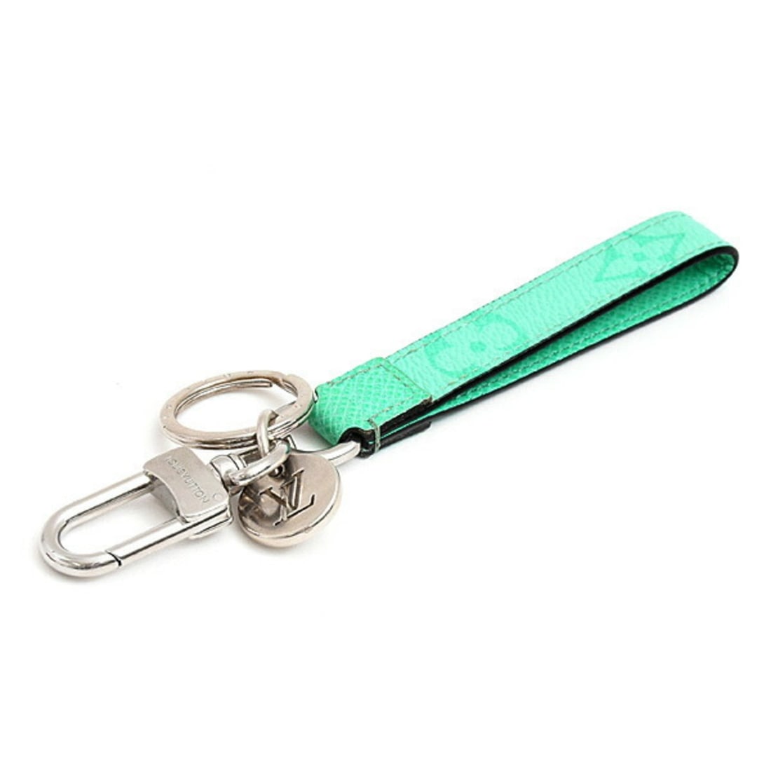 Louis Vuitton Men's Taiga Rama Porte-Clés Dragonne Bag Charm Green Keychain M01105 (1 of 15)