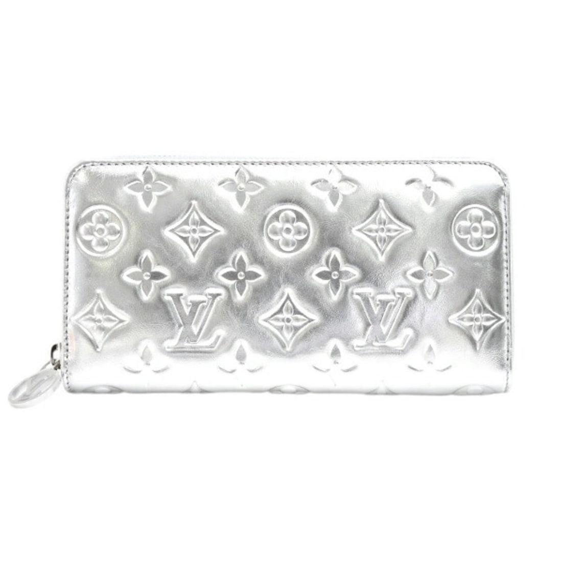 Louis Vuitton Women's Zippy Wallet LV SKI Coussin Silver M26771: --- Catalog ---Category: SizeSize (HxWxD): 10.5cm x 19.5cm x 2.6cm / 4.13'' x 7.67'' x 1.02''Category: DesignType: Chain/Shoulder walletColor: SilverGender: WomenCategory: GeneralMPN: M26771Brand: Lou