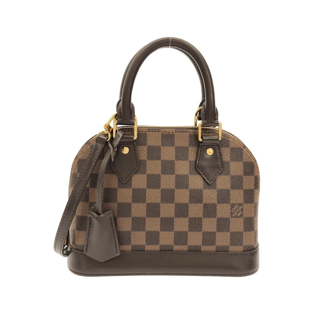 Louis Vuitton Damier Alma BB N41221 Handbag: --- Catalog ---Category: SizeSize (HxWxD): 17.5cm x 23cm x 11.5cm / 6.88'' x 9.05'' x 4.52''Category: DesignType: HandbagColor: Damier Canvas, EbeneGender: WomenMaterial: Coated canvas Category: