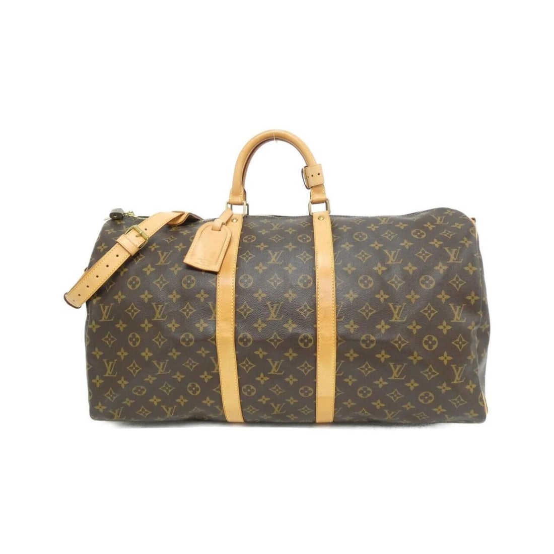 Louis Vuitton Monogram Keepall Bandouliere 55cm M41414 Boston Bag: --- Catalog ---Category: SizeWeight: 1.26kg / 2.77lb.Size (HxWxD): 31cm x 55cm x 24cm / 12.2'' x 21.65'' x 9.44''Strap Length: 103cm - 121cm / 40.55'' - 47.63''Handle Length: 28cm / 11.02''Category: