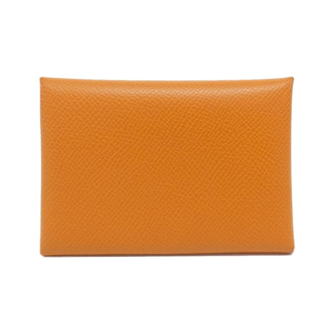 Hermes Hermès Calvi Duo Verso 083036CK Wallet/Coin Case: --- Catalog ---Category: SizeSize (HxWxD): 7cm x 10cm x 1cm / 2.75'' x 3.93'' x 0.39''Category: DesignType: Coin purse/coin caseColor: OrangeGender: Women,MenMaterial: Epsom leather Category: