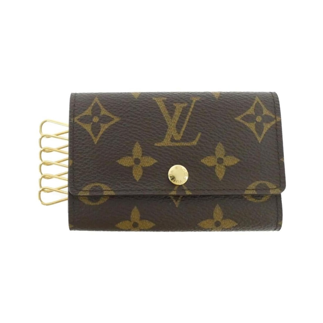 Louis Vuitton Monogram Multicle M62630 Key Case: --- Catalog ---Category: SizeSize (HxWxD): 7cm x 11cm x 1cm / 2.75'' x 4.33'' x 0.39''Category: DesignColor: MarronGender: Men,WomenMaterial: Coated canvas Category: GeneralMPN: M62630Brand: Louis Vui
