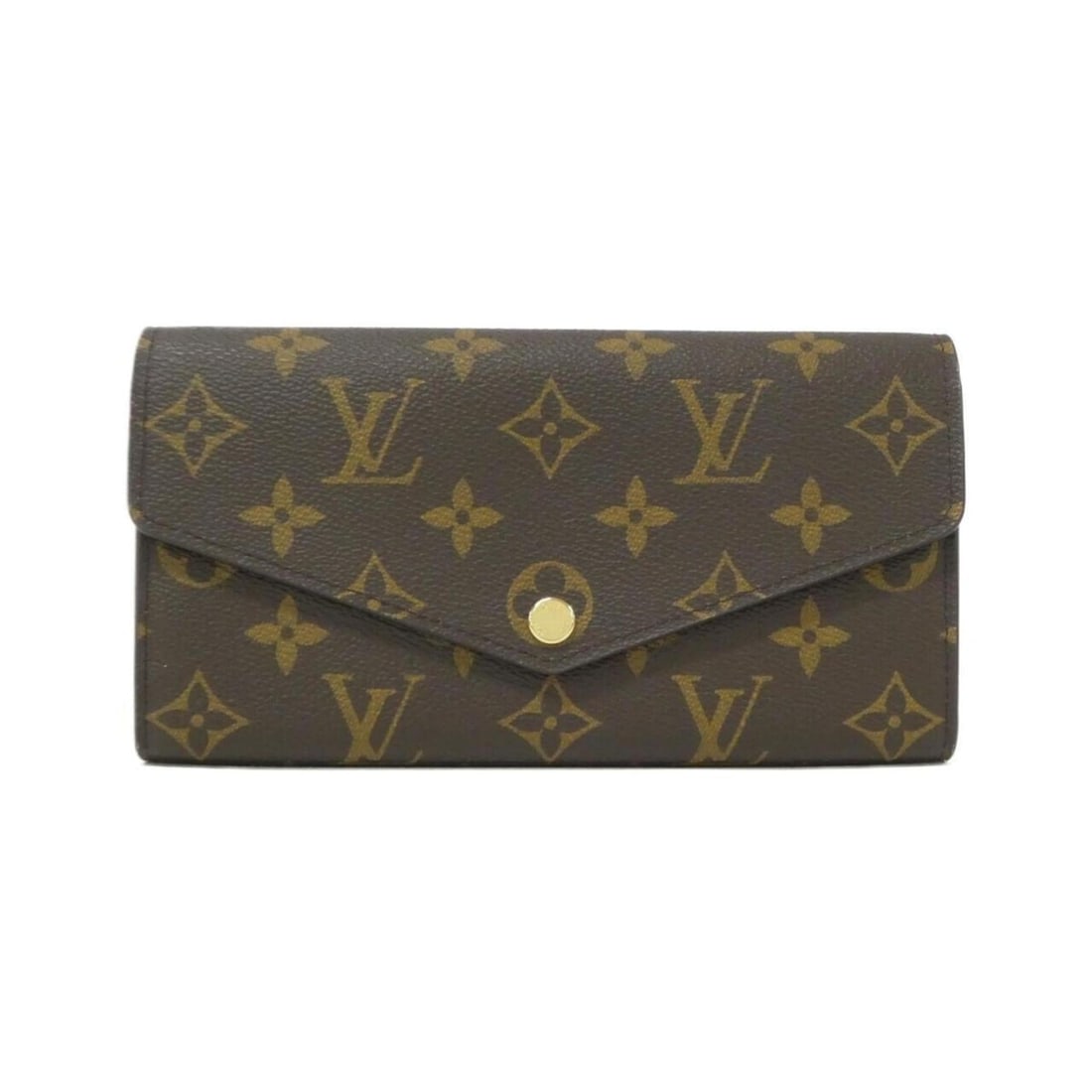 Louis Vuitton Monogram Portefeuille Sarah M62235 Wallet: --- Catalog ---Category: SizeSize (HxWxD): 10cm x 19cm x 3cm / 3.93'' x 7.48'' x 1.18''Category: DesignColor: Marron, Monogram, Rose ballerineGender: WomenMaterial: Coated canvas Category: