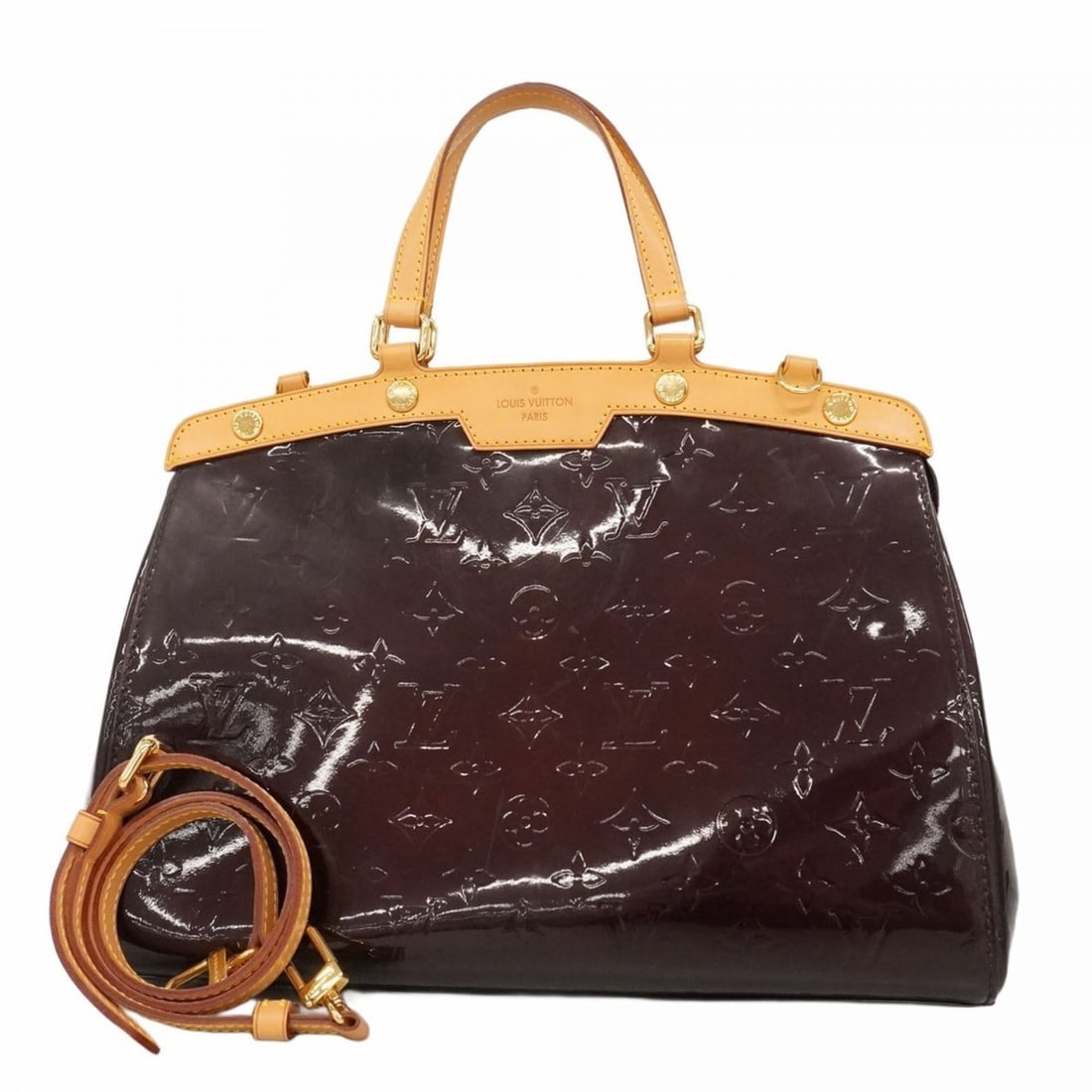 Louis Vuitton Vernis MM M91619 Amaranth 2-Way Handbag for Women: --- Catalog ---Category: SizeSize (HxWxD): 25cm x 33cm x 10cm / 9.84'' x 12.99'' x 3.93''Category: DesignType: HandbagColor: AmaranteGender: WomenCategory: GeneralMPN: M91619Brand: Louis Vuitton---