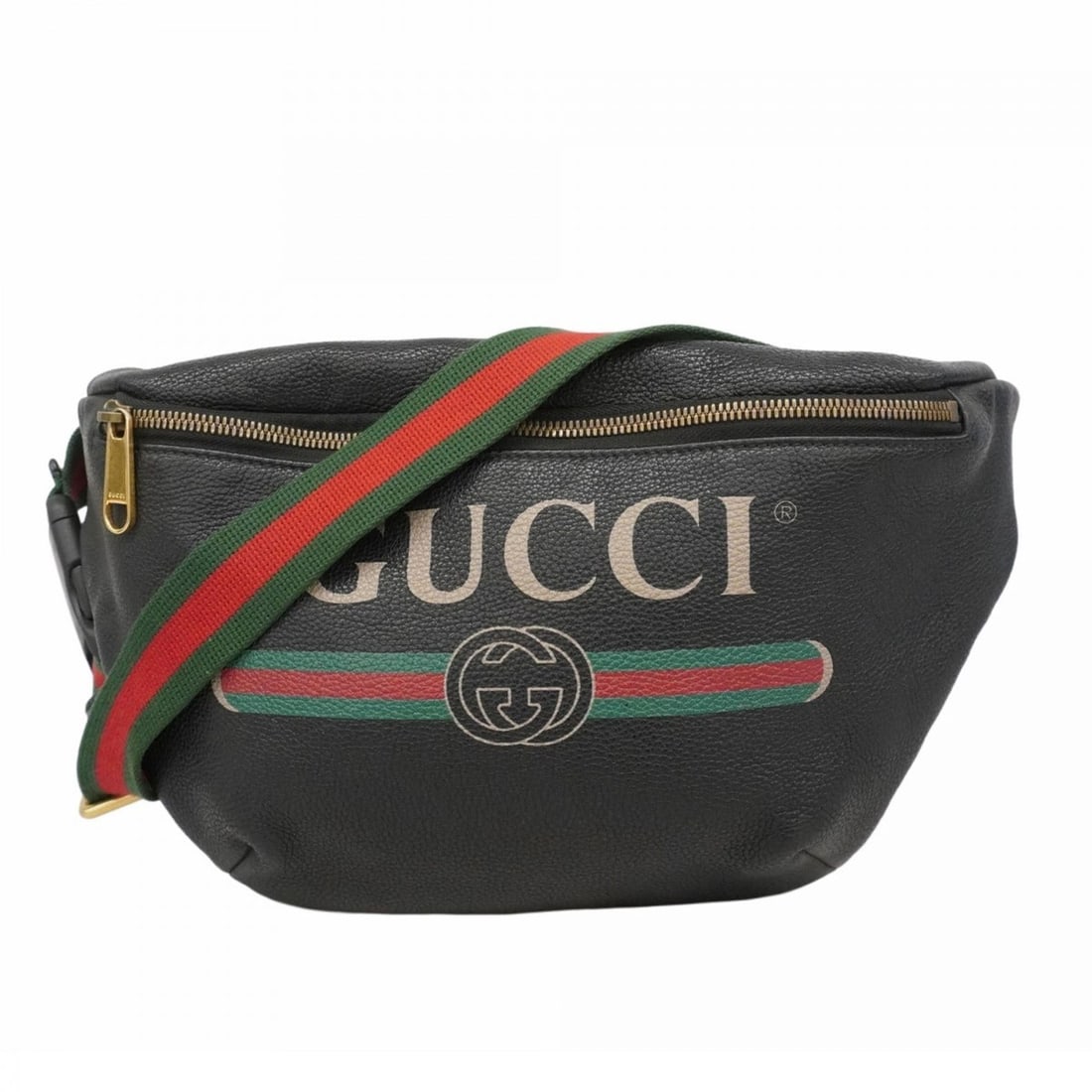 Gucci Waist Bag 530412 Leather Black Men's: --- Catalog ---Category: SizeSize (HxWxD): 20.5cm x 35cm x 2cm / 8.07'' x 13.77'' x 0.78''Category: DesignType: Fanny packColor: BlackGender: MenMaterial: Leather Hardware Color: GoldCategory: