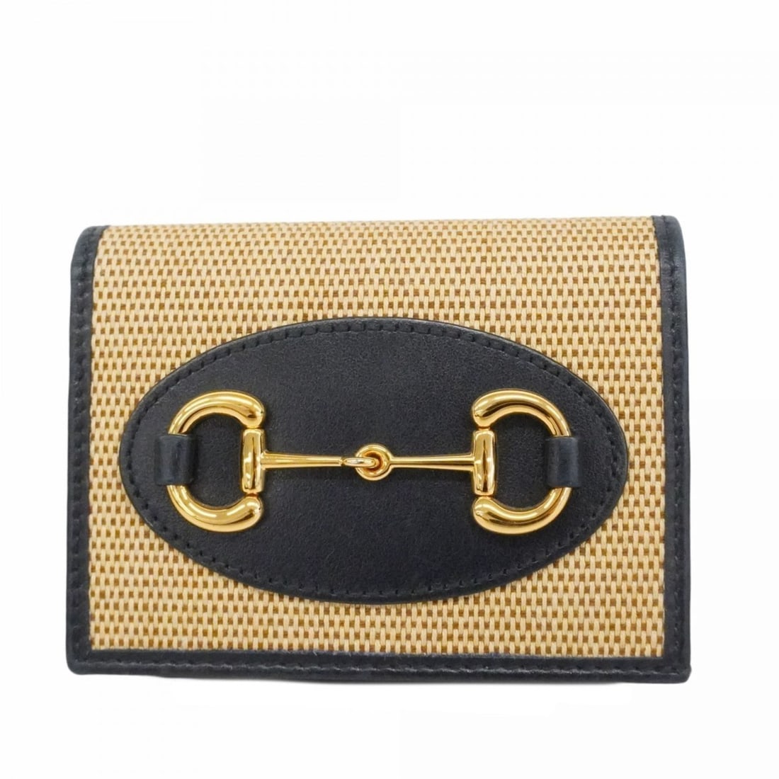 Gucci Horsebit Wallet 621887 Canvas Navy Women's: --- Catalog ---Category: SizeSize (HxWxD): 8.5cm x 11cm x 3cm / 3.34'' x 4.33'' x 1.18''Category: DesignType: Wallet (bi-fold)Color: NavyGender: WomenMaterial: Canvas Category: GeneralMPN: 621887Brand