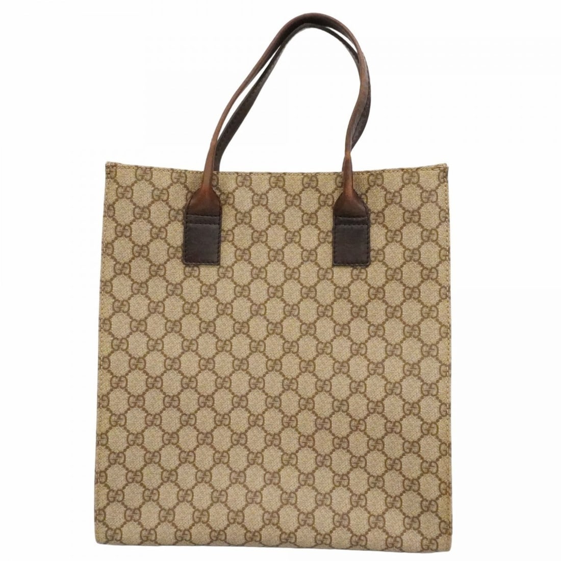 Gucci GG Supreme Tote Bag 912469 Brown Women's: --- Catalog ---Category: SizeSize (HxWxD): 33cm x 30cm x 13.5cm / 12.99'' x 11.81'' x 5.31''Category: DesignType: Tote bagColor: BrownGender: WomenMaterial: PVC Hardware Color: SilverCategory: General