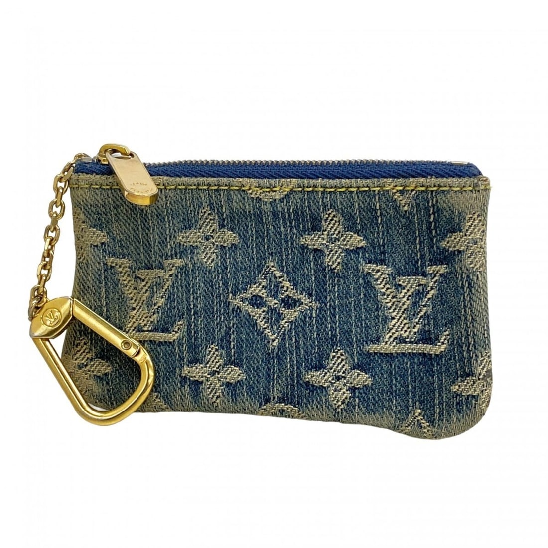 Louis Vuitton Monogram Denim Pochette Cle Wallet/Coin Case M95343 Blue Men's/Women's: --- Catalog ---Category: SizeSize (HxWxD): 7cm x 12cm x 1cm / 2.75'' x 4.72'' x 0.39''Category: DesignType: Coin purse/coin caseColor: BlueGender: Men,WomenCategory: GeneralMPN: M95343Brand: Louis Vui
