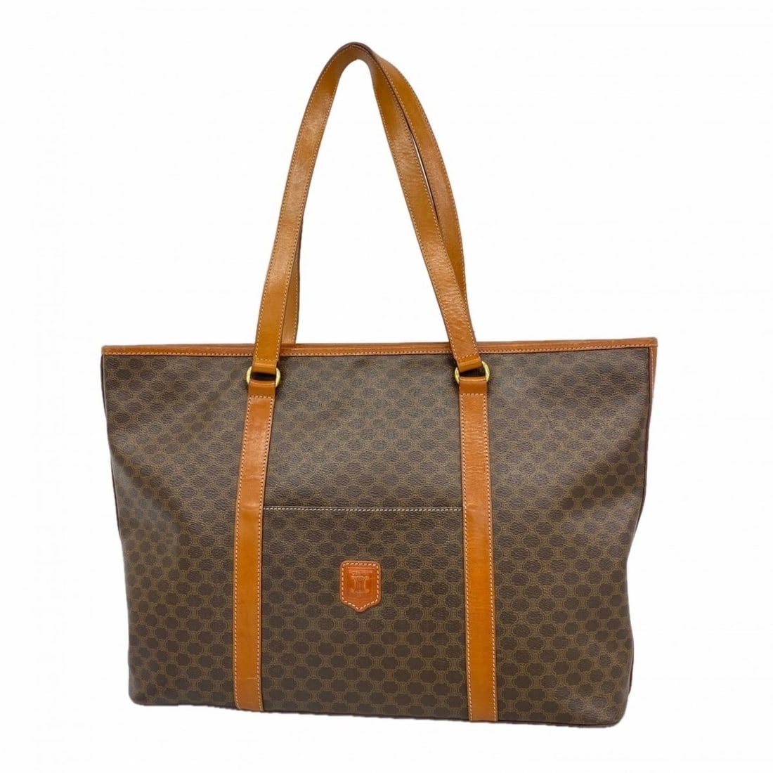 Celine tote bag, Macadam, brown, for women (1 of 16)