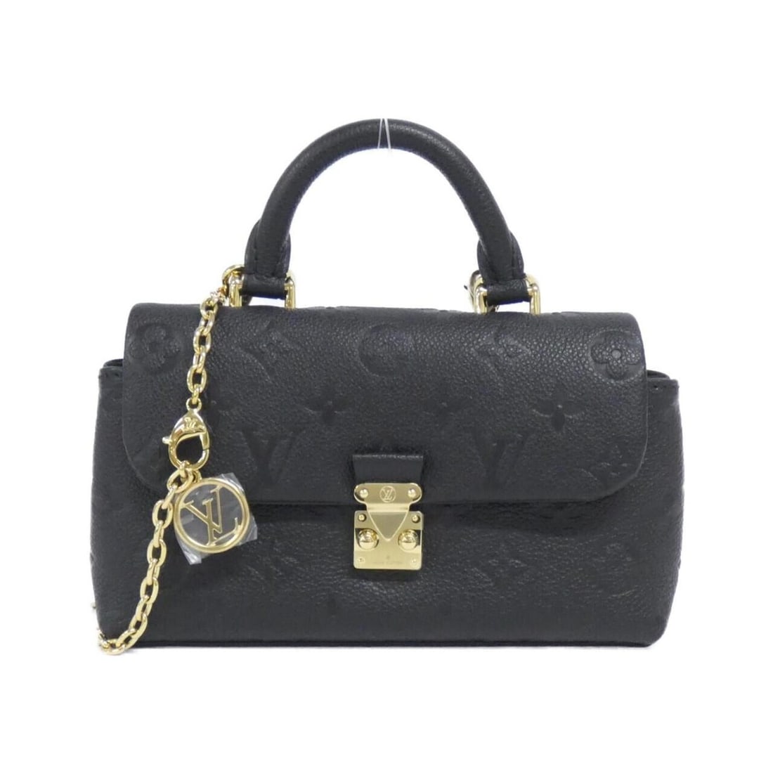 Louis Vuitton Monogram Empreinte Nano Madeleine M12144 Handbag: --- Catalog ---Category: SizeSize (HxWxD): 12cm x 20cm x 6cm / 4.72'' x 7.87'' x 2.36''Category: DesignType: HandbagColor: BlackGender: WomenMaterial: Leather Leather/Fur Type: CalfskinCategory: