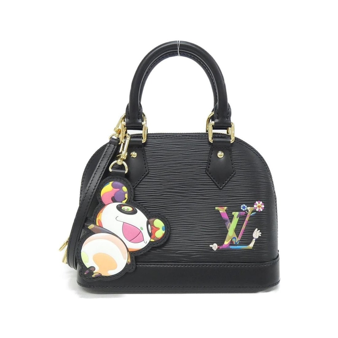 Louis Vuitton Epi (LV X TM) Alma BB M13670 Handbag: --- Catalog ---Category: SizeSize (HxWxD): 18cm x 24cm x 12cm / 7.08'' x 9.44'' x 4.72''Category: DesignType: HandbagColor: BlackGender: WomenMaterial: Leather Leather/Fur Type: CalfskinCategory: