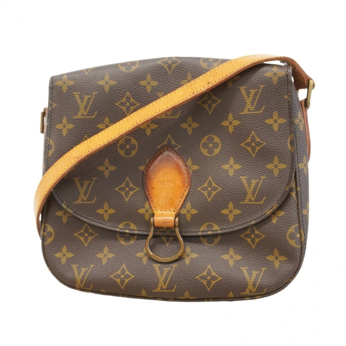 Louis Vuitton Monogram Saint-Cloud GM Shoulder Bag M51242 Brown Women's: --- Catalog ---Category: SizeSize (HxWxD): 21cm x 24cm x 7cm / 8.26'' x 9.44'' x 2.75''Category: DesignType: Shoulder bagColor: BrownGender: WomenCategory: GeneralMPN: M51242Brand: Louis Vuitton---
