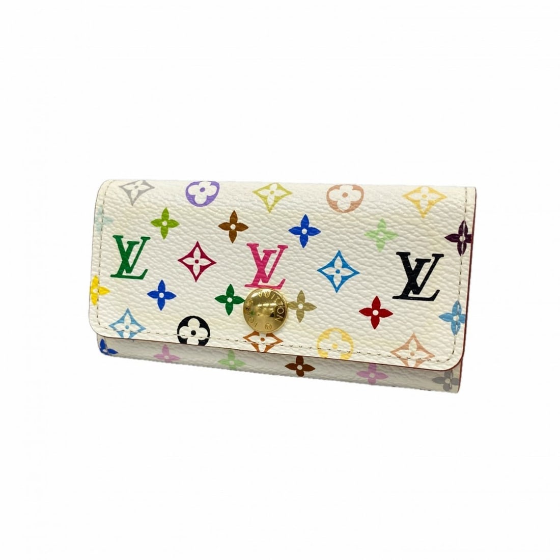 Louis Vuitton Monogram Multicolore Multicle 4 Key Case M93731, Bron, Rich Women's (1 of 12)
